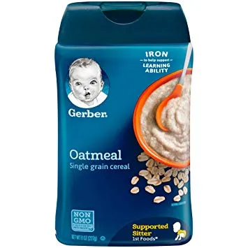 Gerber Oatmeal Cereal Single Grain 16oz