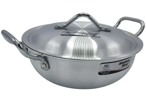 Kitchen King Aluminium Cooking Pot (30 Cm)