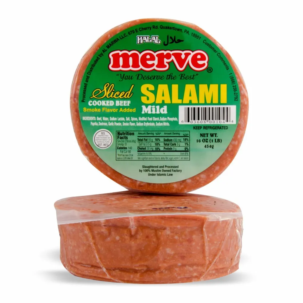 Merve Salami Cooked Beef (1 Lb)