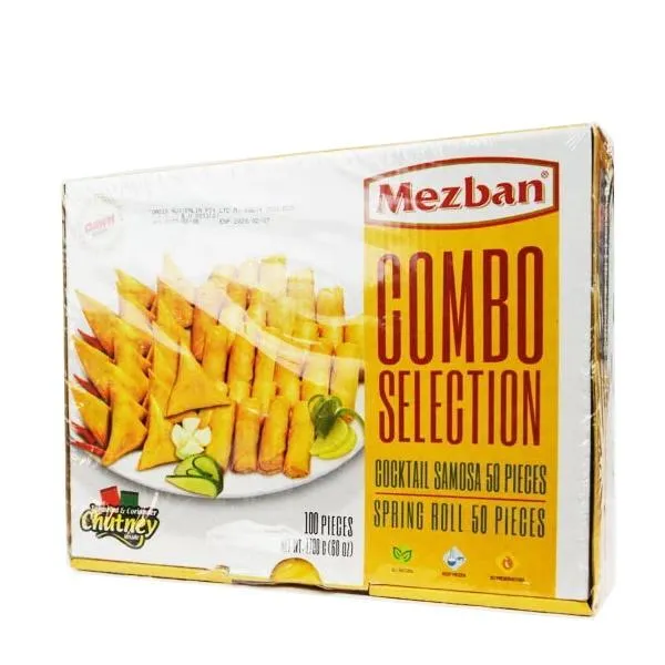 Mezban Combo Selection  50 Pcs Samosa & 50 Pcs Spr