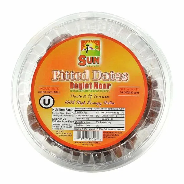 Sun Delight Pitted Dates 24 Oz