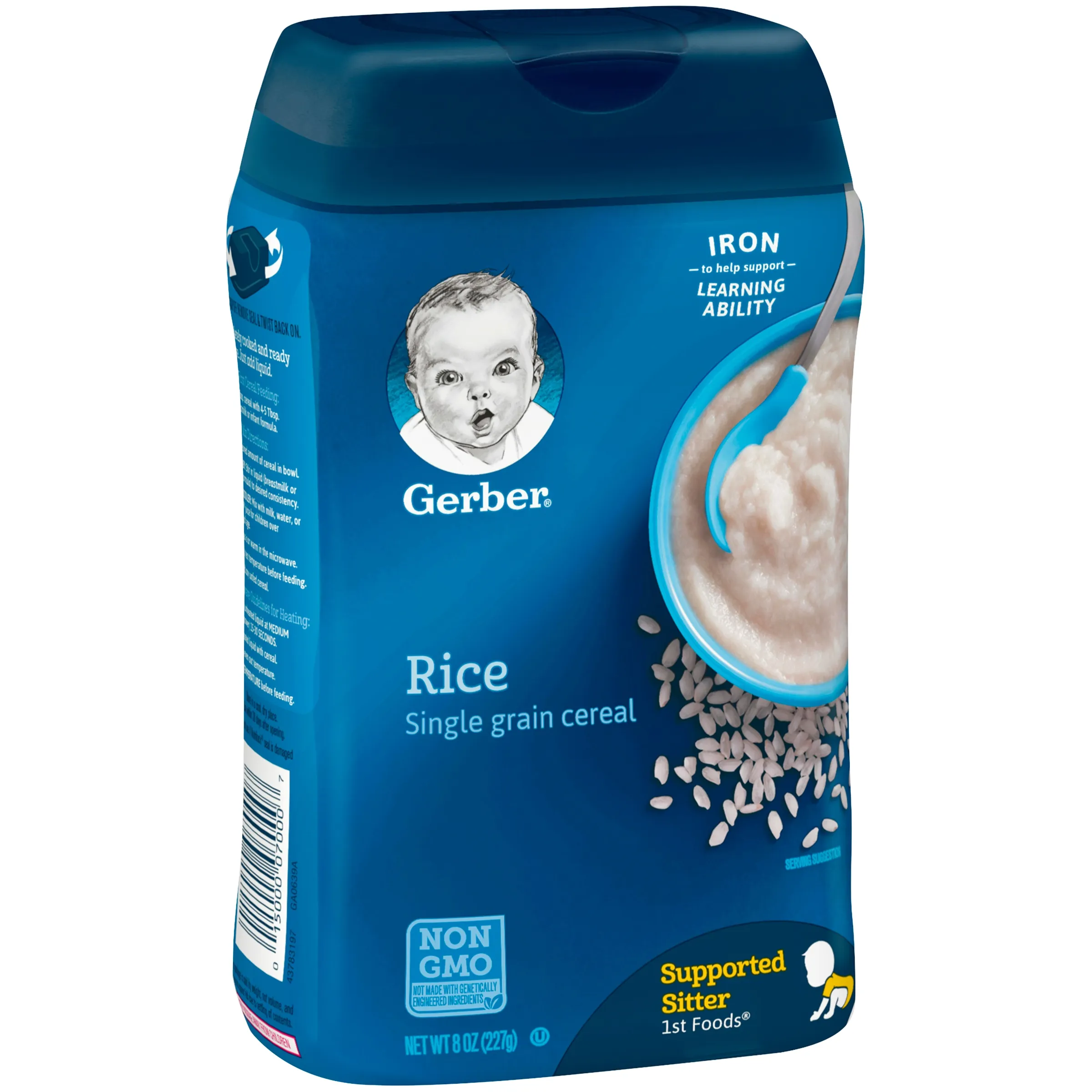 Gerber Rice Single Grain Cereal (8 Oz)