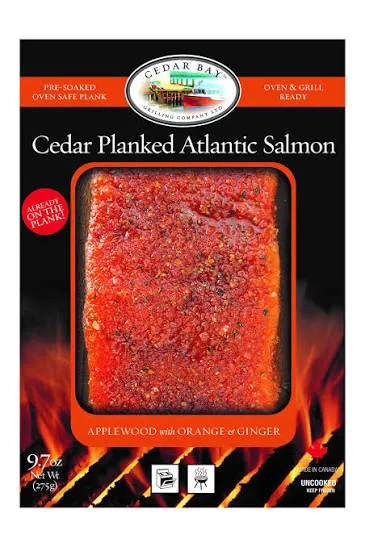 Cedar Planked Atlantic Salmon