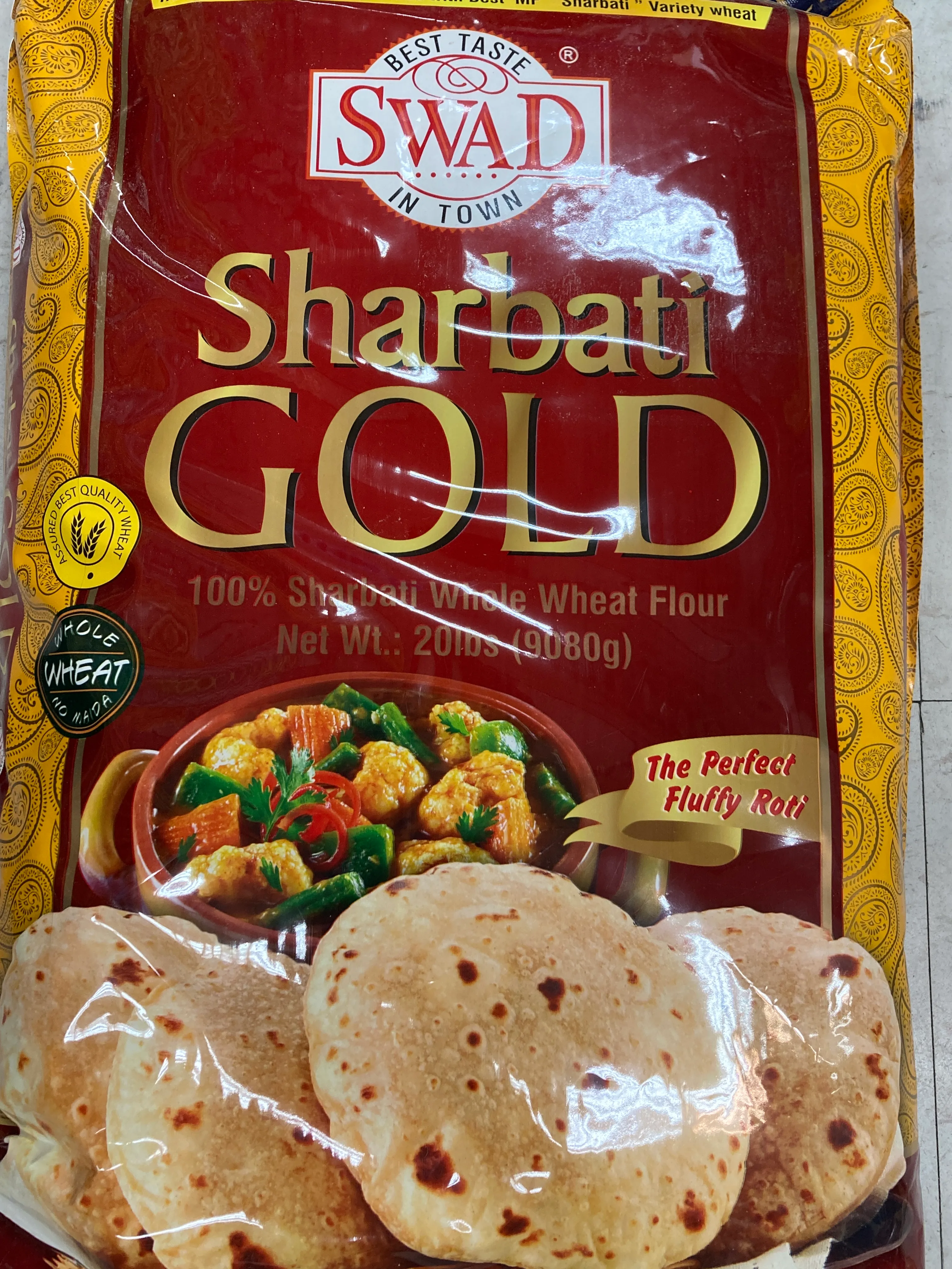 Swad Sharbati Whole Wheat Flour (Atta)