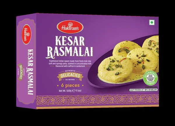 Haldiram Kesar Rasmalai (500 Gm)