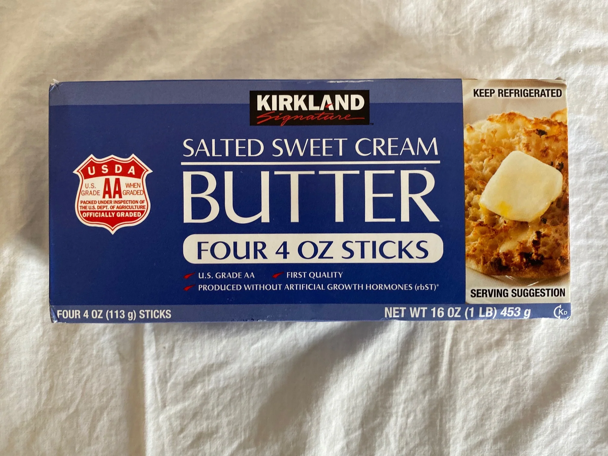 Kirkland Salted Sweet Cream Butter
