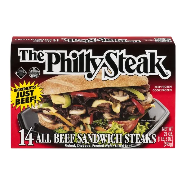 Beef Philly Sandwich Slices