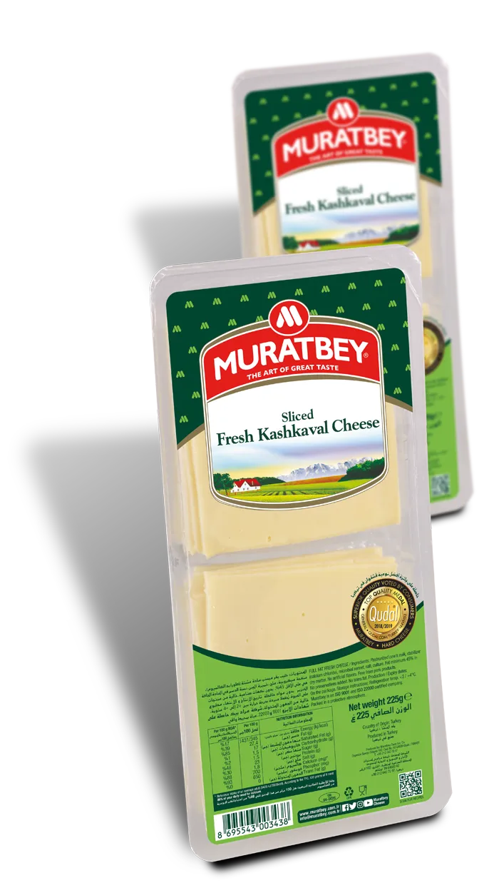 Muratbey Sliced Fresh Kashkaval Cheese