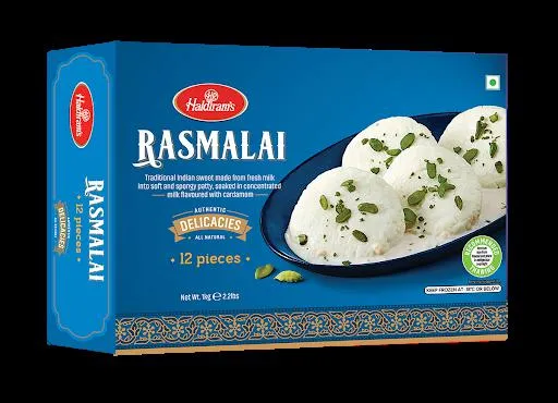 Haldiram Frozen Rasmalai (500gm)